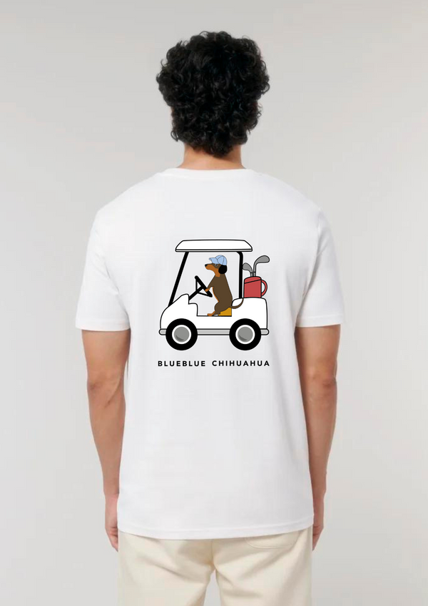 Camiseta Algodón Orgánico Perro Golfista