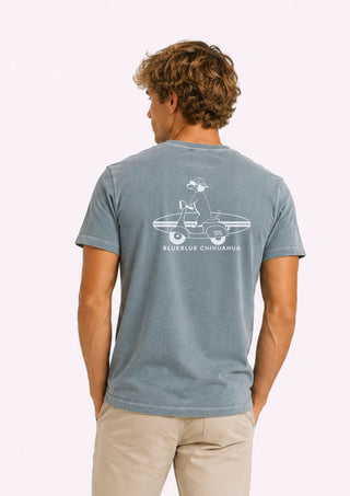 Camiseta Algodón Orgánico Vintage Motero Surfero G