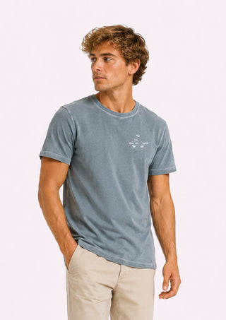 Camiseta Algodón Orgánico Vintage Motero Surfero G