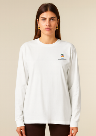 Camiseta Manga Larga Algodón Orgánico Pato Mareado