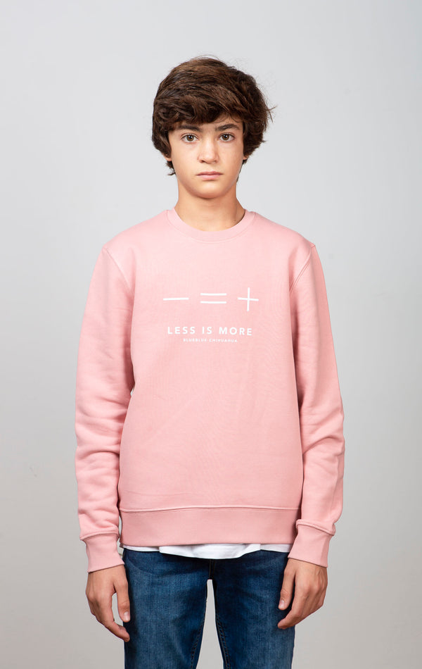Pink Less Is More Sweatshirt