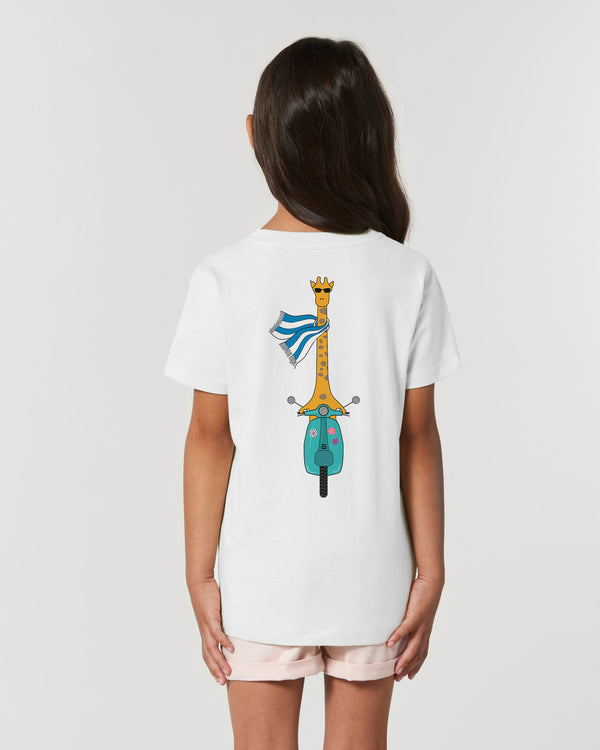 Kids Giraffe Vespa T -shirt