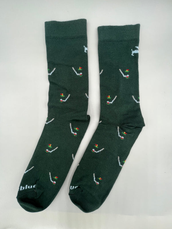 Green golf socks