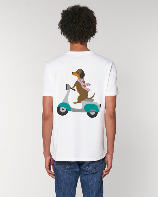 Camiseta Algodón Orgánico Perro Motero