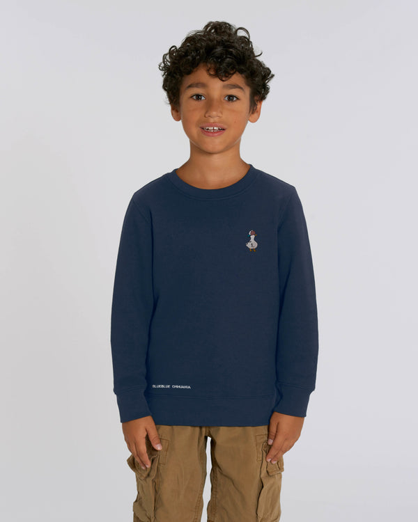 Kids Navy Patito sweatshirt